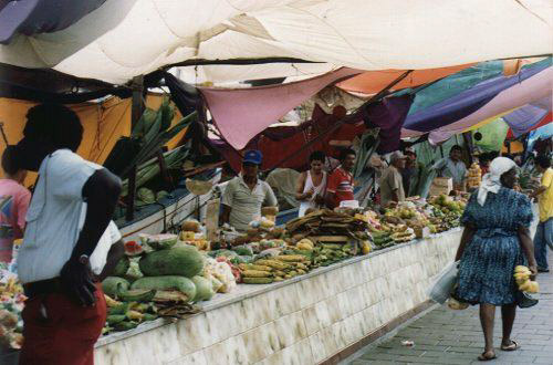 Markt in der Karibik